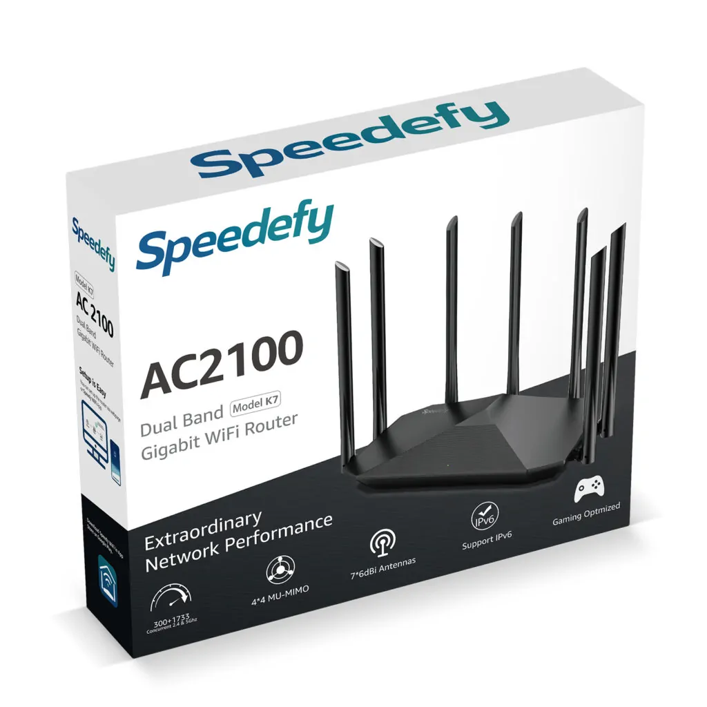 AC2100 Smart WiFi Router Dual Band Wireless Router, K7